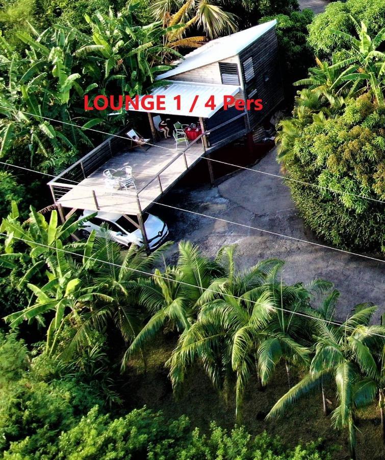 Lounge des hauts 3 maisons à L'étang-Salé sans vis à vis avec vue panoramique Océan et Montagne Exterior foto